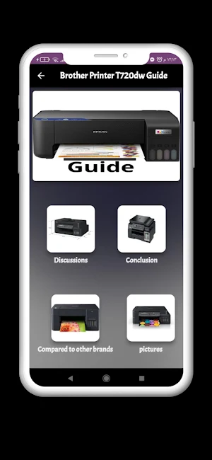 Brother Printer T720dw Guide Screenshot 0