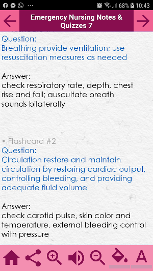 Emergency Nursing: Concepts, Notes and Quizzes Screenshot 2