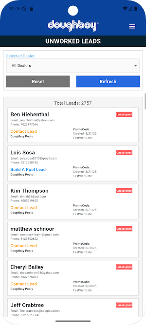 Doughboy Pools - Dealer Screenshot 3