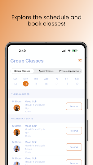 Mood Fit and Cycle Screenshot 2