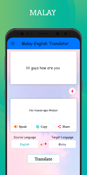 Malay - English Translator Screenshot 2