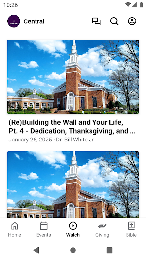 Central UMC Monroe Screenshot 2