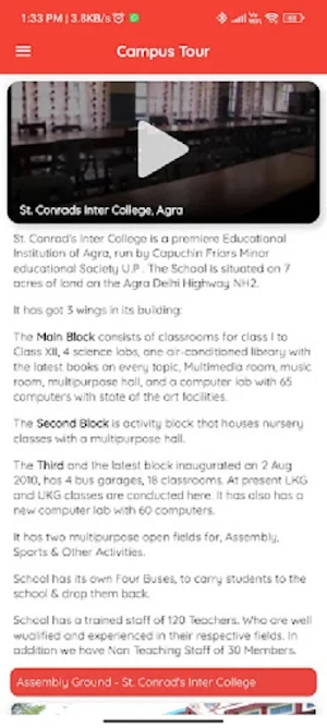 St. Conrad's Inter College Screenshot 2