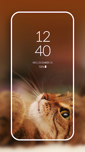 Aesthetic Cat HD Wallpaper Screenshot 1