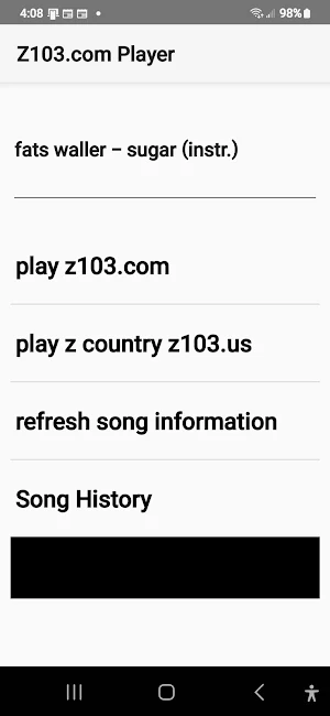 Z103.com Player Screenshot 3