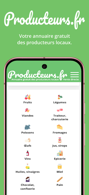 Producteurs.fr Screenshot 2
