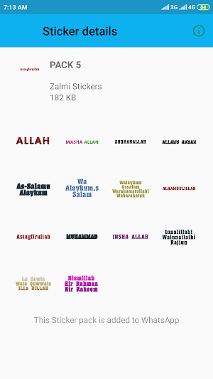 Islamic Stickers for WhatsApp - New WAStickerApps Screenshot 3
