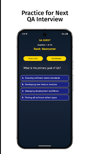 QA Quest: Software Test Quiz Screenshot 2