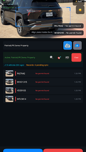 Patriot LPR Screenshot 1