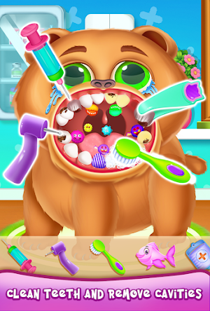 Animal doctor game for kids Screenshot 1