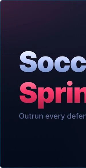 Soccer Goal Sprint Screenshot 0