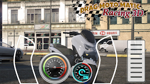Drag Moto Matic Racing 3D Screenshot 2