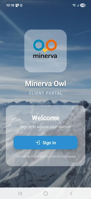 Minerva Owl Portal Screenshot 0