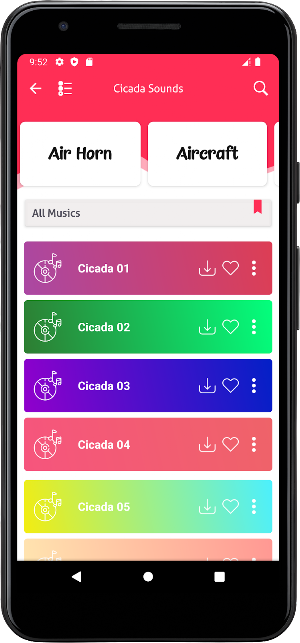 Cicada Sounds Screenshot 1