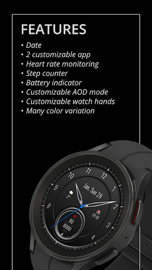 DADAM66 Analog Watch Face Screenshot 1