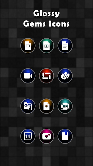 Glossy Gems Icons Screenshot 1