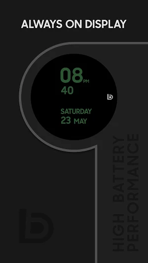 DB1203 Aero Digital Watch Face Screenshot 2
