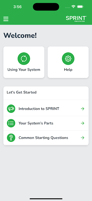 SPRINT® PNS Patient App Screenshot 0