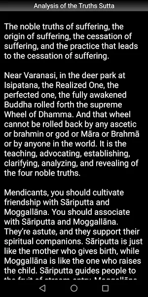 Analysis of the Truths Screenshot 2