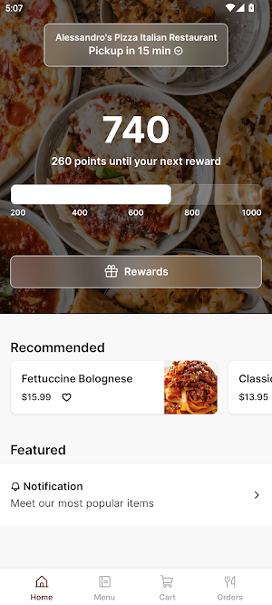 Alessandro's Pizza Italian Screenshot 0