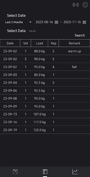 Gym Note - Track Workout Screenshot 3