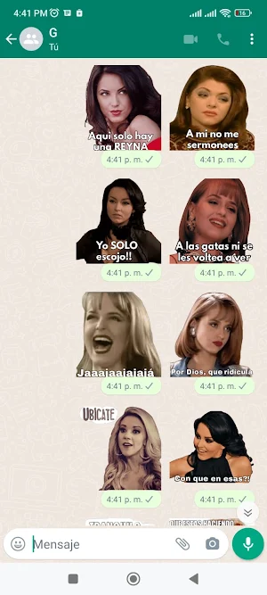 Stickers de Novelas Mexicanas Screenshot 1