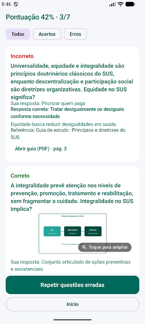 Concursos Enfermagem Simulados Screenshot 2