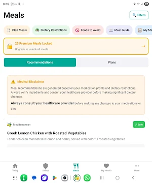 MediMeal Safe Screenshot 3