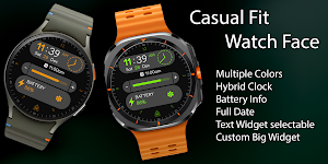 Casual Fit Watch Face Screenshot 0
