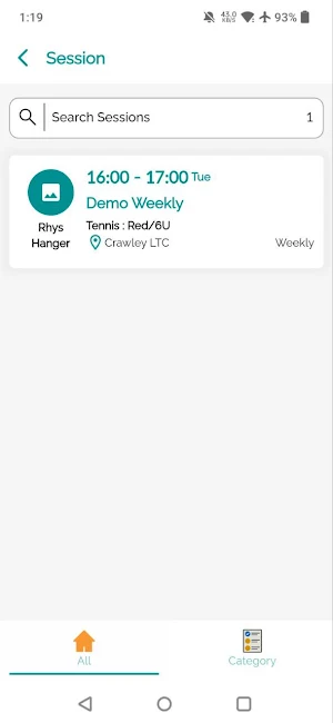 SAC Tennis Screenshot 2