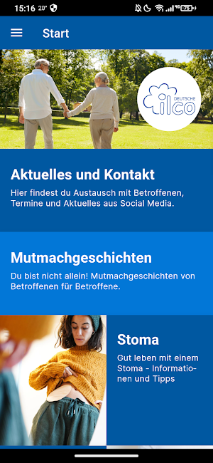 Deutsche ILCO e.V. Screenshot 1