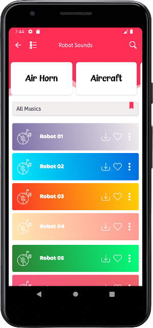 Robot Sounds Screenshot 1