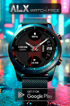 ALX18 Analog Watch Face Screenshot 1