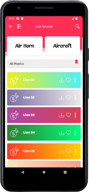 Lion Sounds Screenshot 1