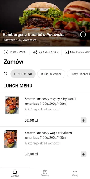 Hamburger z Karaibów Screenshot 1