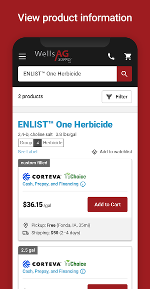 Wells Ag Supply Screenshot 3