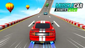 Muscle Car Stunts 2020: Mega Ramp Stunt Car Games Screenshot 0