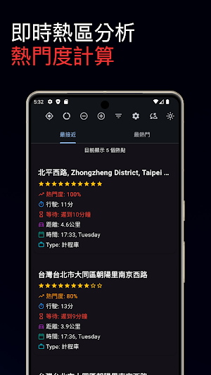 GoodRoad – Real-Time Hotspots Screenshot 2