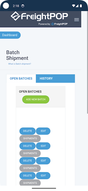 FreightPOP TMS Screenshot 3