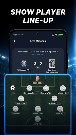 SportzFy TV : Live Football TV Screenshot 2