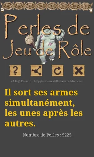 Perles de Jeu de Rôle Screenshot 0