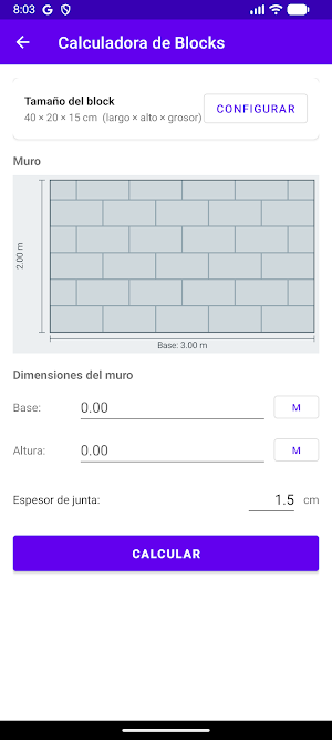 Concrete Calculator Screenshot 2