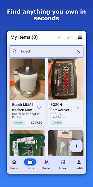 CoT: Home Inventory Screenshot 1