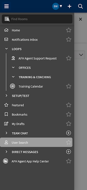 AFH Agent App Screenshot 2