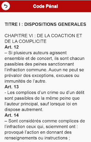 Code Pénal du Togo Screenshot 2