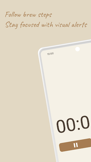 Coffee Timer - Brew Stopwatch Screenshot 2