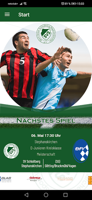 SV Schloßberg Jugendfußball Screenshot 1