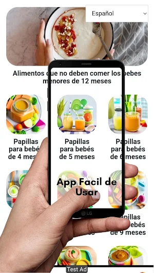 Papillas para bebés Screenshot 1