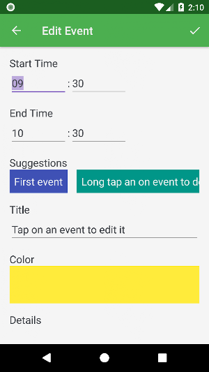 Timetable - Weekly Schedule Screenshot 2