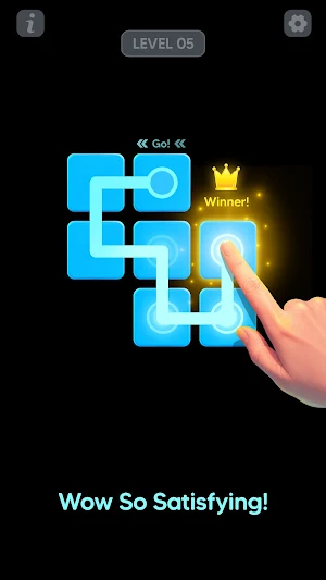 Single Line Block Fill Puzzle Screenshot 1